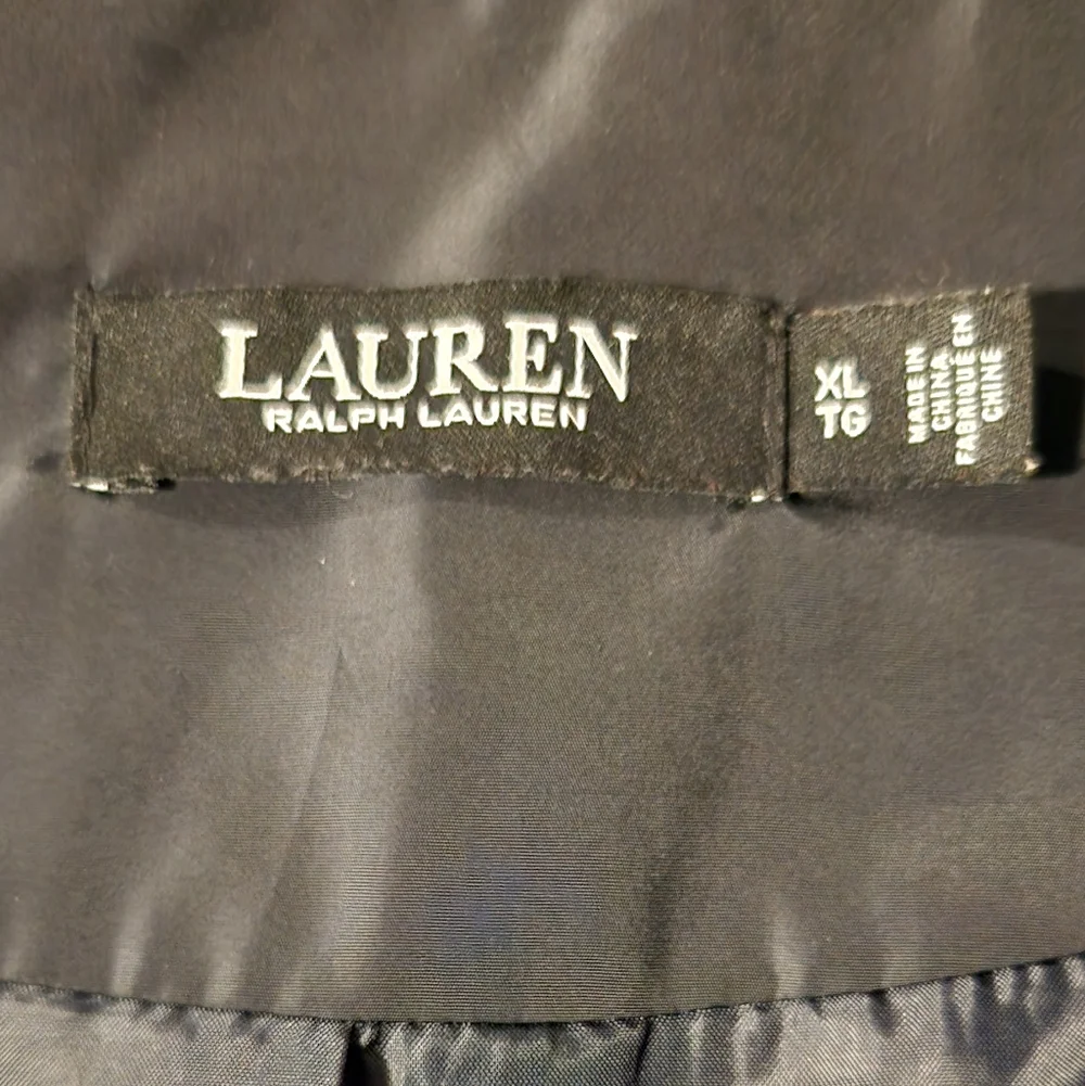 Ralph Lauren Women's Quilted Black Coat‎
